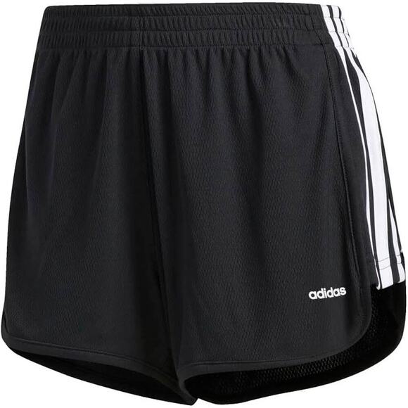 Adidas Women Size Small Shorts Training Athletic 3-Striped Black Workout Running - Picture 3 of 9